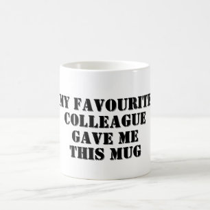 Mug Personnalisé Funny Collègue cadeau secret Père Noë