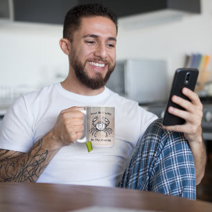 Mug Personnalisé Funny Vintage Crab Beach coucher de s