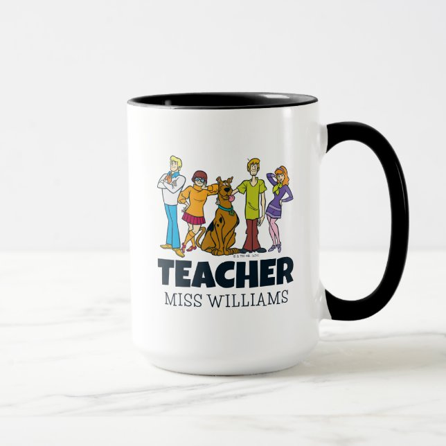 Mug Personnalisé | Gang 14 Mystery Inc Enseignant (Droite)