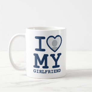 Mug Personnalisé J'aime mon petit ami photo texte