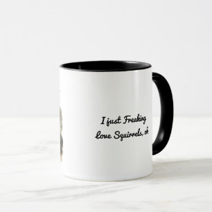 Mug Personnalisé Je ne fais que flipper les écureuils 