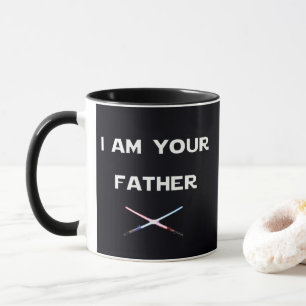 Mug Personnalisé JE SUIS VOTRE PÈRE Cool Lightsabers É