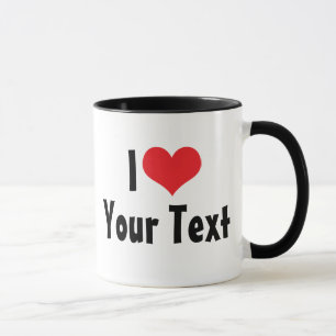 Mug personnalisé Je t'aime (2 faces)