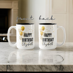 Mug personnalisé "Joyeux Anniversaire", Cadeau d'a