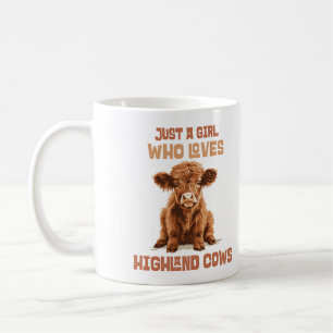 Mug Personnalisé Juste une fille qui aime les vaches H