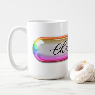 Mug Personnalisé – Lentille en Verre de Couleur Vi