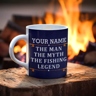 Mug Personnalisé L'Homme Le Mythe La Légende De La Pêc