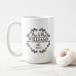 Mug Personnalisé M. et Mme Newlysaw