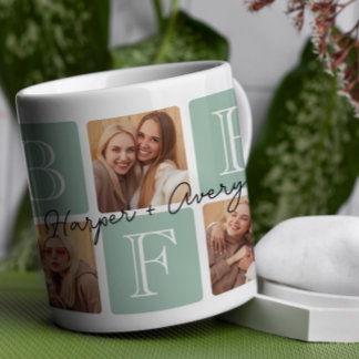 Mug Personnalisé Meilleur Amis Forever 7 Collage de ph