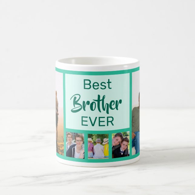 Mug Personnalisé meilleur frère moderne anniversaire p (Centre)