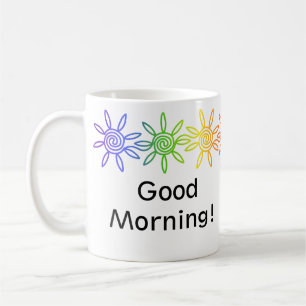 Mug personnalisé moderne Rainbow Sunshine