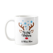 Personnalisé Mon premier renne de Noël Baby