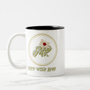 Mug personnalisé MR scellé avec amour