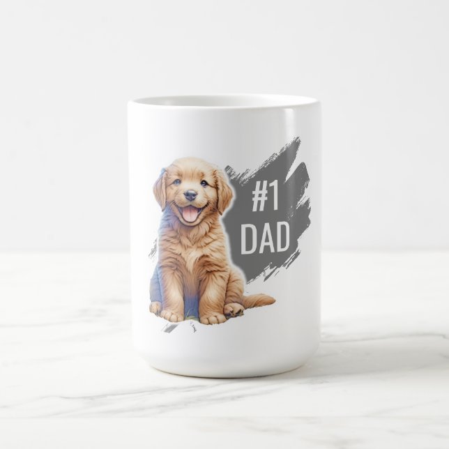 Mug Personnalisé Numéro 1 Papa Chien Chien Chien Chien (Centre)