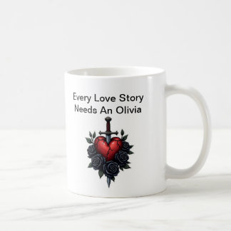Mug personnalisé Olivia – Cadeau mignon pour elle