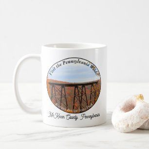 Mug Personnalisé PA Wilds Souvenir Kinzua Bridge