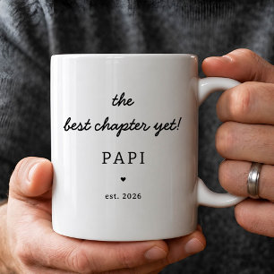 Mug personnalisé Papi, nouveau cadeau de grand-pèr