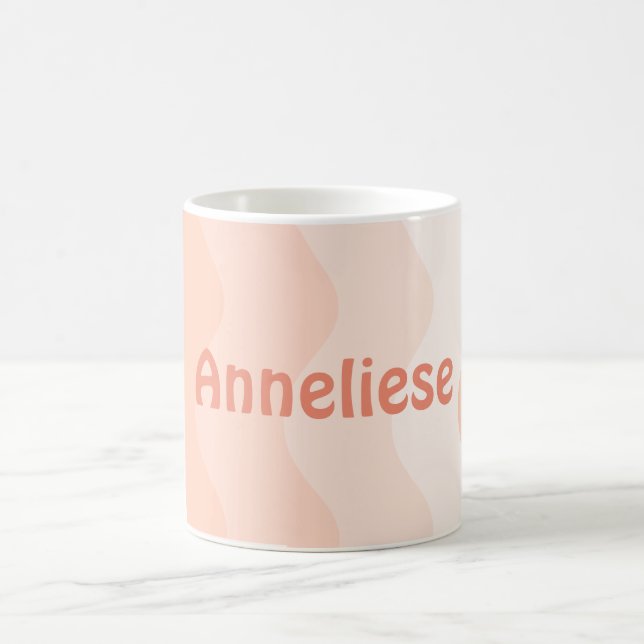 Mug Personnalisé Peach Wavy (Centre)