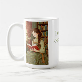 Mug personnalisé « Perdu dans un bon livre »