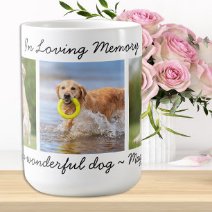 Mug Personnalisé Pet Mémorial 3 Photo En Mémoire D'Amo