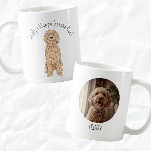 Mug Personnalisé Photo Golden Doodle Jour de Gotch