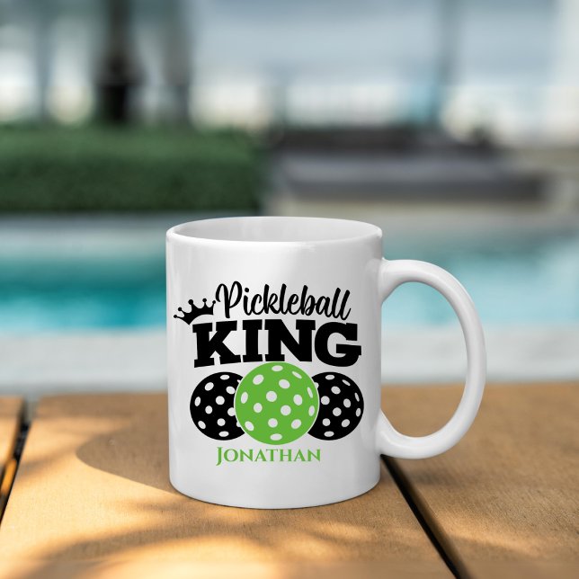 Mug Personnalisé Pickleball King (Créateur téléchargé)