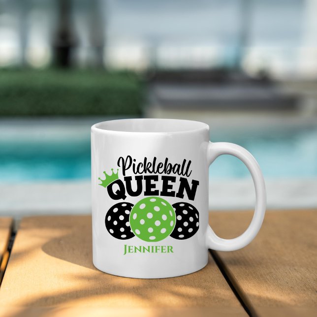 Mug Personnalisé Pickleball Queen (Créateur téléchargé)