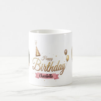Mug personnalisé pour anniversaire avec photo et n