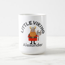 Mug personnalisé pour enfant petit Viking 