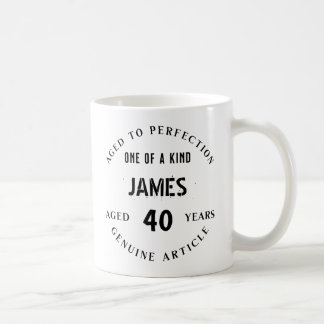 Mug Personnalisé pour les 40 ans - Vieilli à la Pe