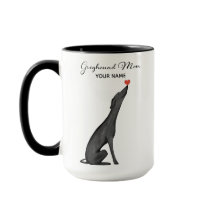 Mug personnalisé pour maman Greyhound, personnalis
