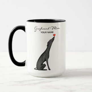 Mug personnalisé pour maman Greyhound, personnalis