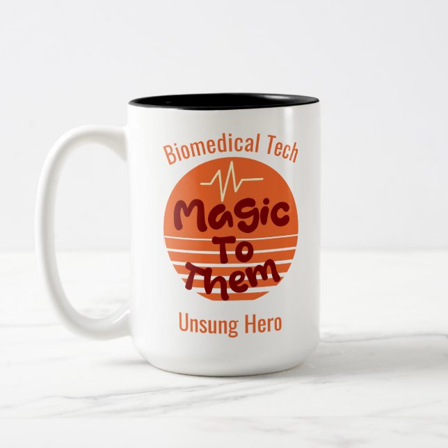 Mug personnalisé pour technicien biomédical (Gauche)