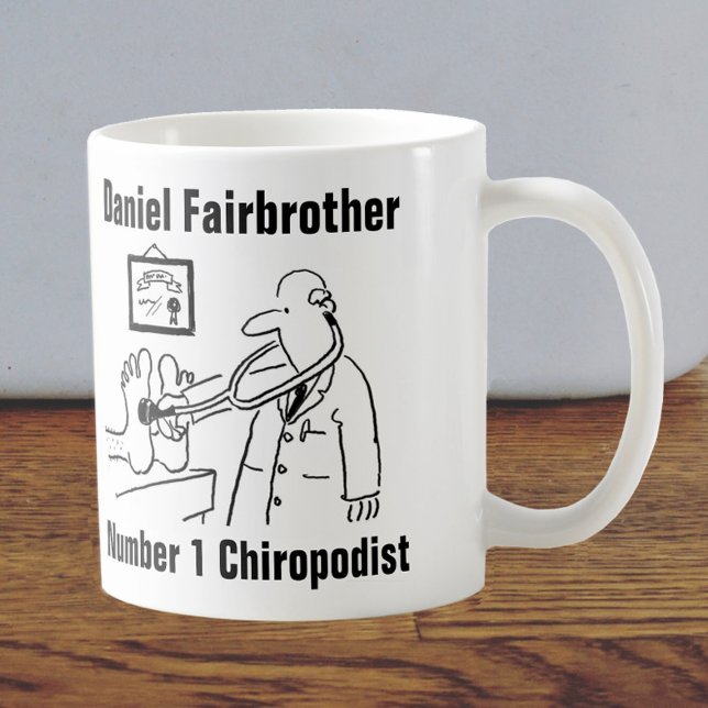Mug personnalisé pour un chiropodiste (Créateur téléchargé)