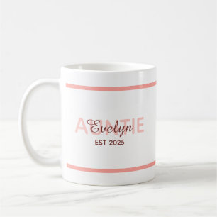 Mug Personnalisé Pregnany Genre Révéler Simple Minimal