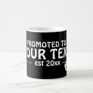 Mug Personnalisé Promoté à papa maman grand-père famil