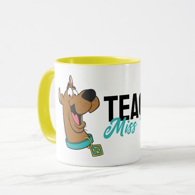 Mug Personnalisé | Scooby-Doo Professeur de visage heu (Devant gauche)
