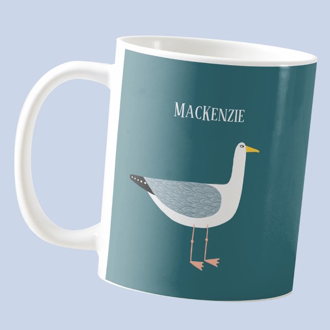 Mug Personnalisé Seagull (Fun seagull personalized mug)