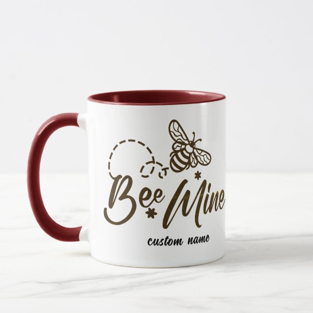 Mug personnalisé 'Sois à moi' - Cadeau romantique  (Gauche)