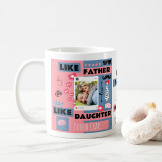 Mug Personnalisé "Tel Père Telle Fille, Oh Mon Dieu"