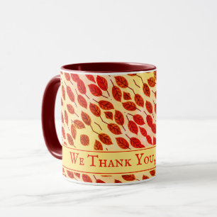Mug Personnalisé THANKSGIVING Automne Feuilles Automne