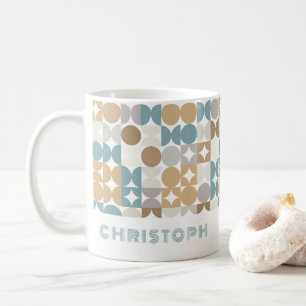 Mug Personnalisé Turquoise Bleu Vert Taupe Beige Hip A