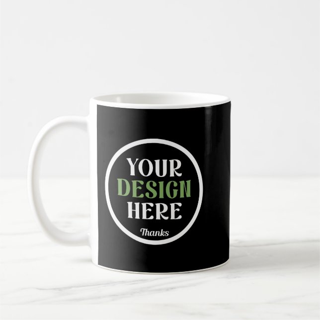 Mug personnalisé, unique, élégant et minimaliste kiss  (Gauche)