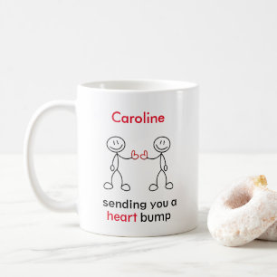 Mug Personnalisé vous envoyant une bosse cardiaque Cla