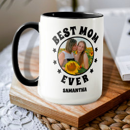 Mug Personnalisée Meilleure maman Jamais Photo Fête de