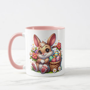 Mug Personnalisée Mignonne Happy Maman de Pâques