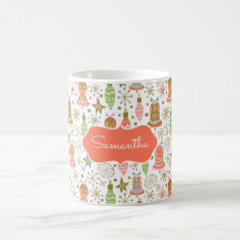 Mug personnalisée Motif Festive Bells