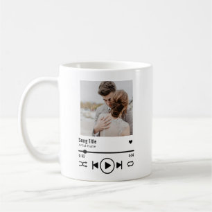 Mug Personnalisée Nouvelle Chanson Photo Playlist