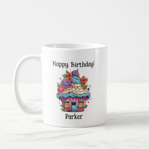 Mug Personnaliser Anniversaire Fille Cupcake