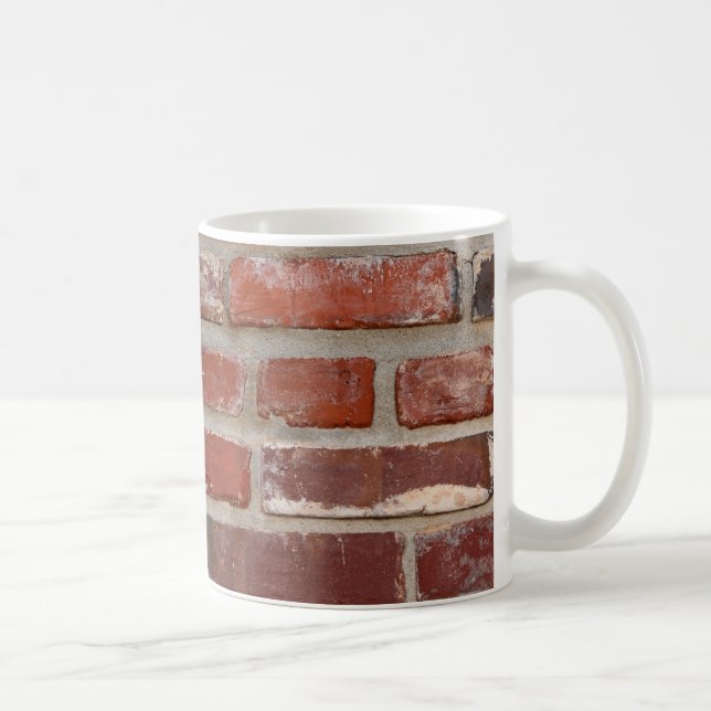 Mug Personnaliser de texture de brique de mur de (Droite)